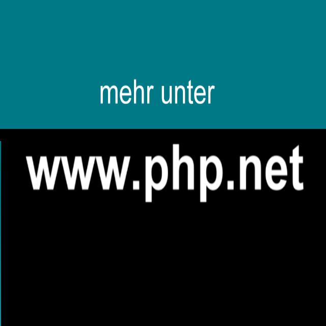 --> zum PHP-Manual
